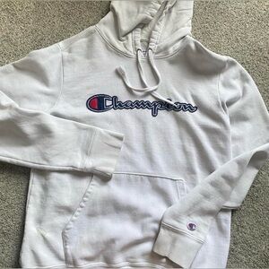 White Champion Hoodie Athleticwear